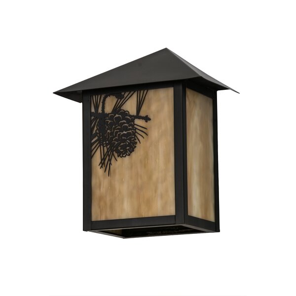 Meyda Lighting Seneca Winter Pine 1 Light Outdoor Wall Lantern Perigold